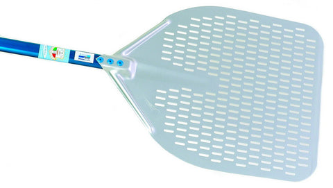 Aluminum pizza peel, Rectangular 14´´, handle 59´´