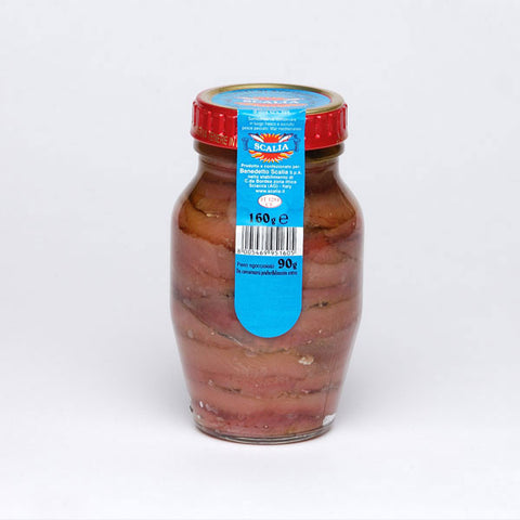 Scalia anchovies in olive oil jar 5.6oz
